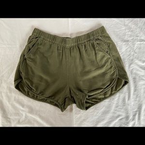 Madewell green XS shorts